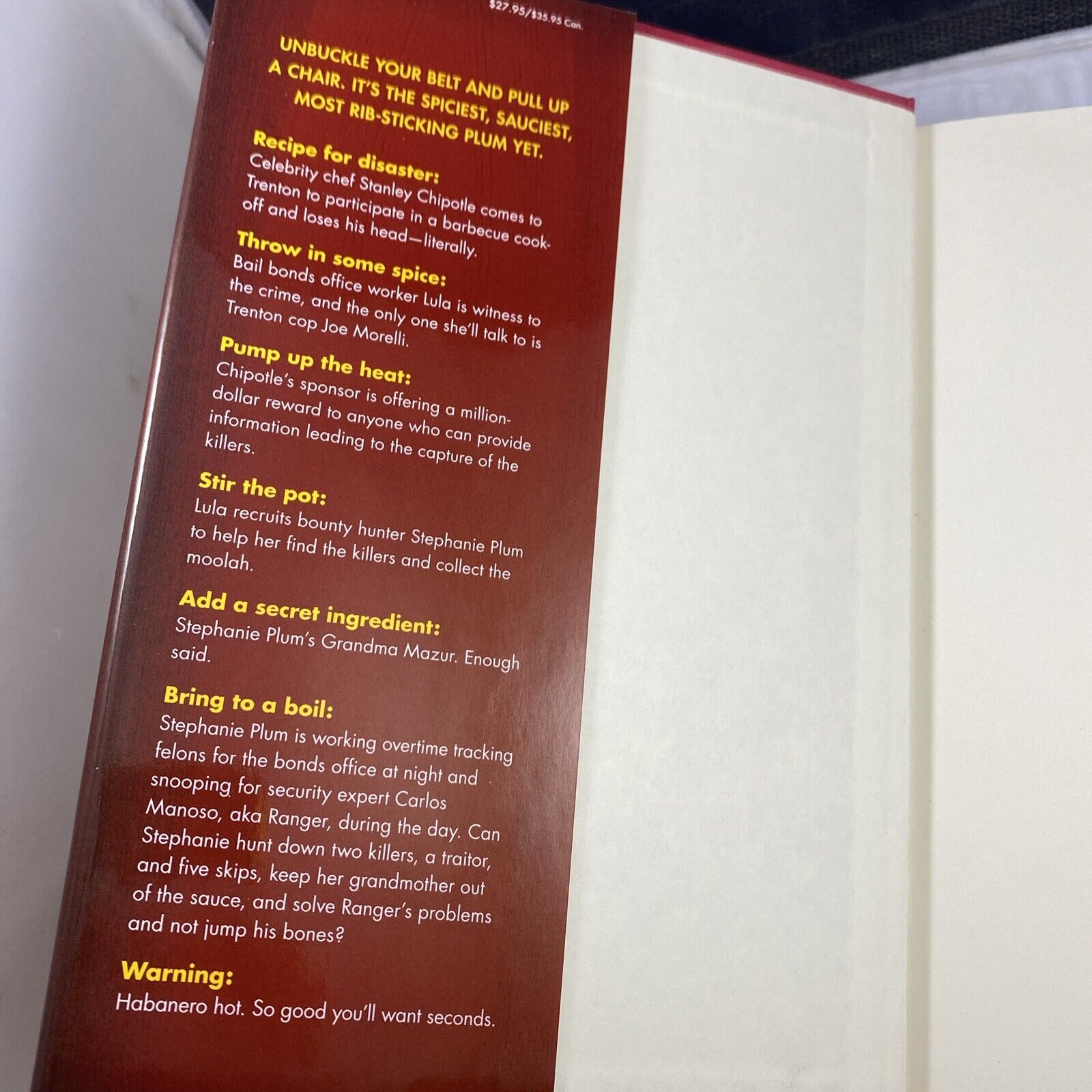 Finger Lickin' Fifteen By Janet Evanovich A Stephanie Plum Novel First Print!!
