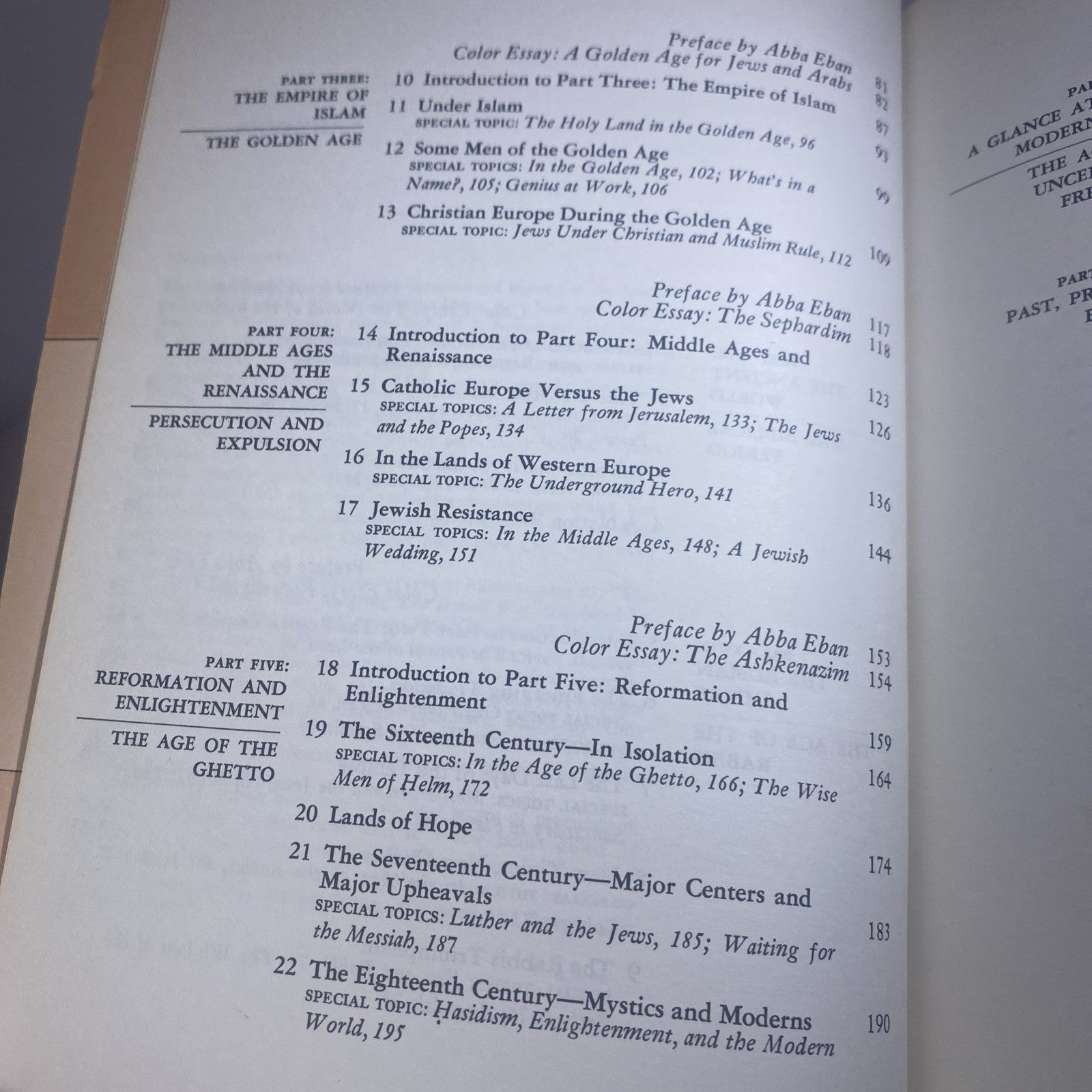 MY PEOPLE: ABBA EBAN'S HISTORY OF THE JEWS, VOL. 1 By David Bamberger Good