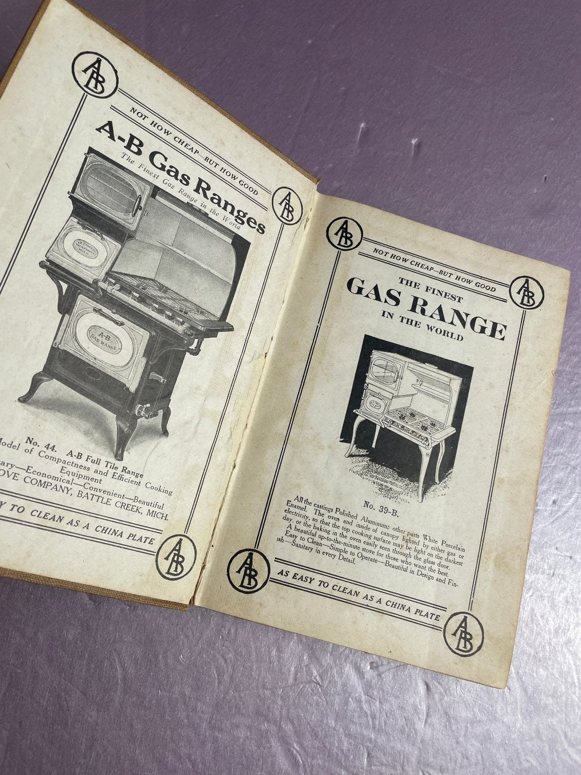 Scientific Cooking Sarah E. Woodworth Craig 1911 Special Edition Cookbook A-B