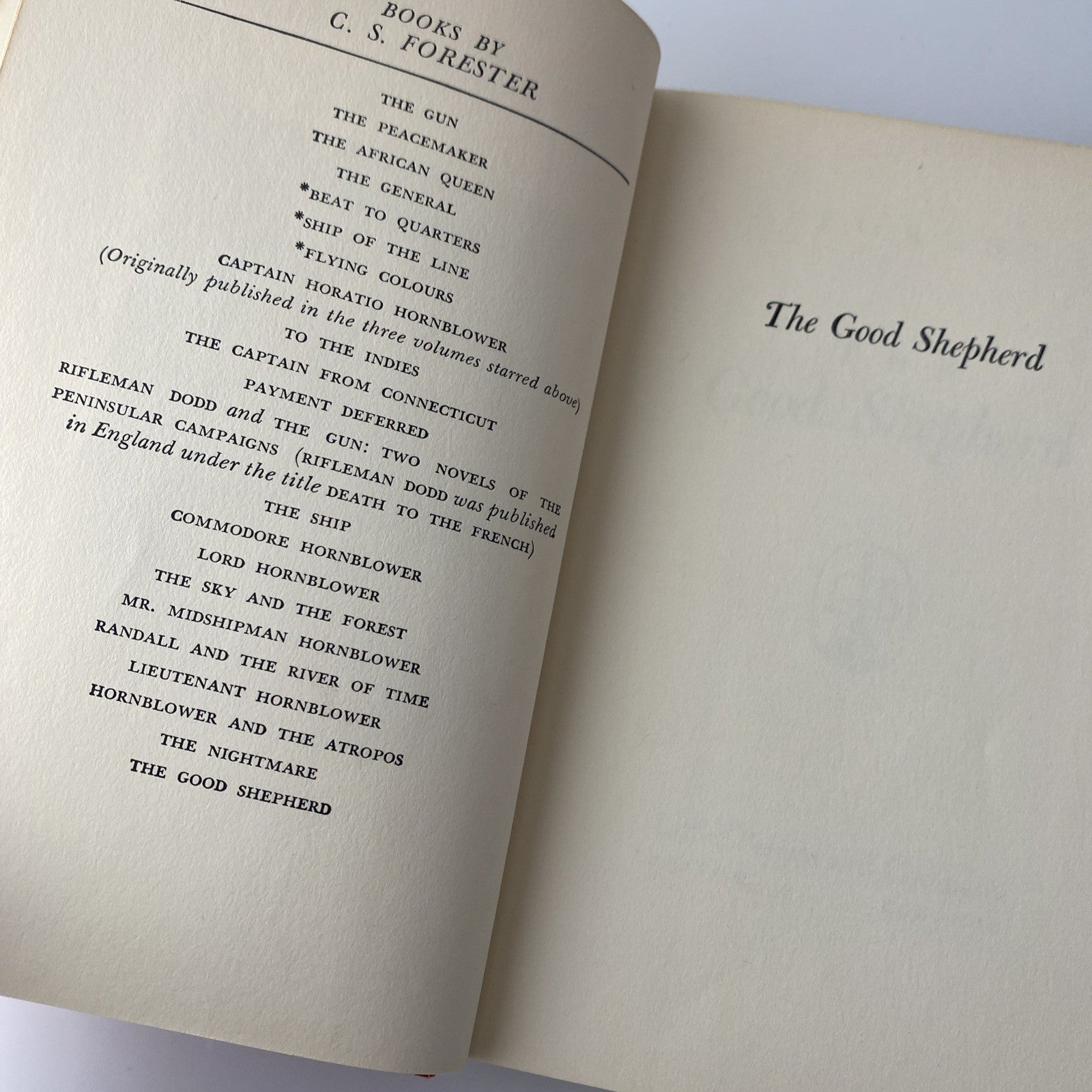 The Good Shepherd ~ C.S. Forester ~ 1955 Little, Brown HCDJ BCE Vintage 50s Nove