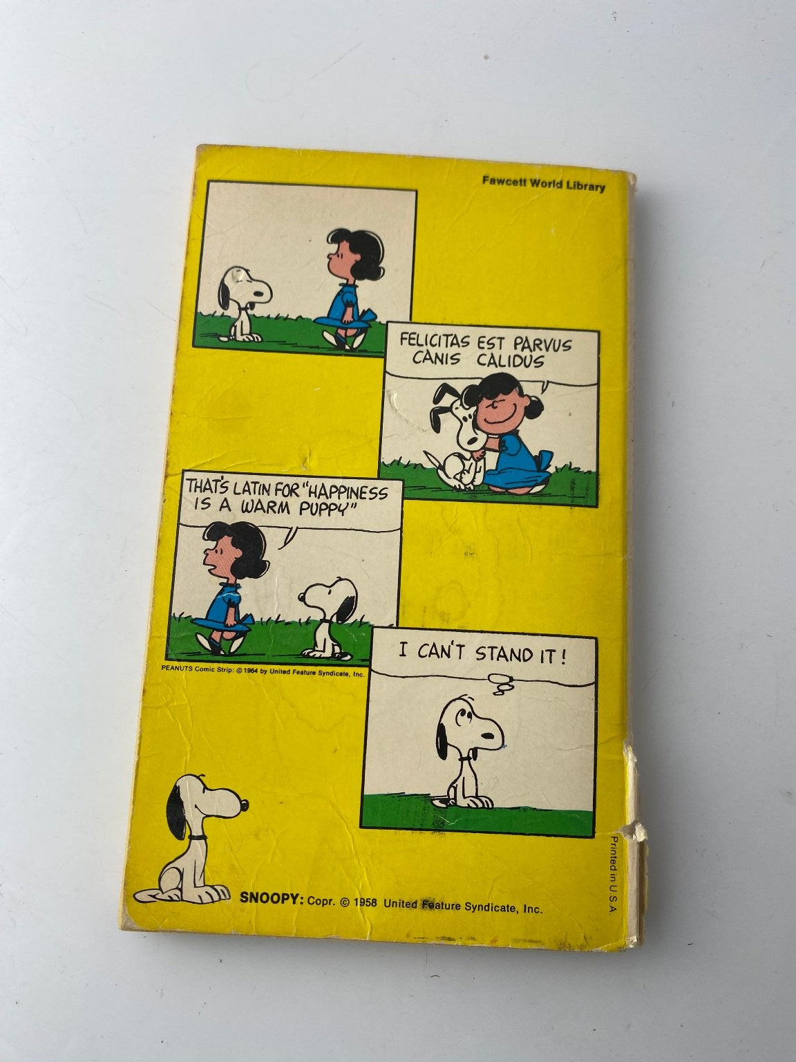 You're a Pal Snoopy Charles M. Schulz 1965 Fawcett Crest Illustrated