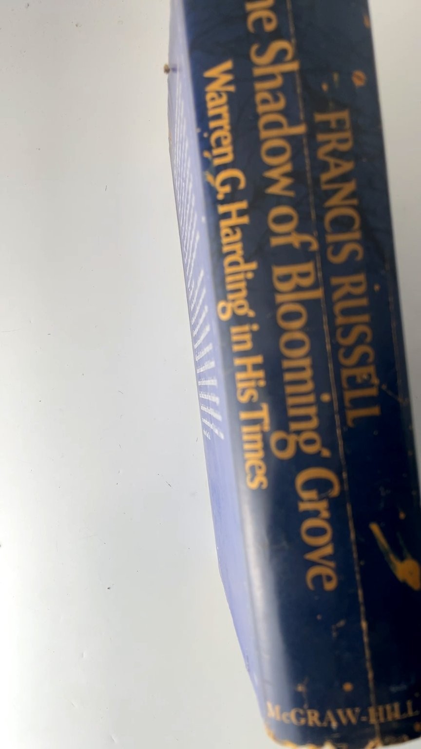 The Shadow of Blooming Grove Warren G. Harding in His Times First Edition 1968