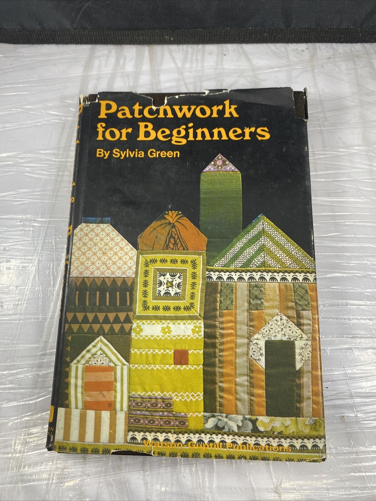 Sylvia Green / PATCHWORK FOR BEGINNERS Vintage 70s Sewing Crafts Patterns Rare