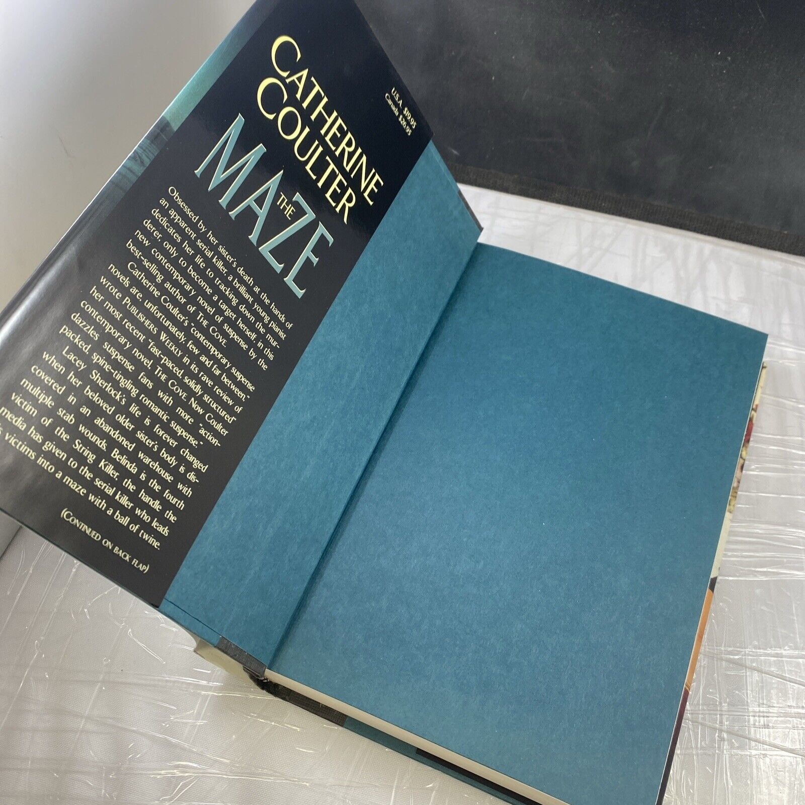 The Maze By Catherine Coulter Hardcover W/ Dust Jacket VERY GOOD Mystery Novel