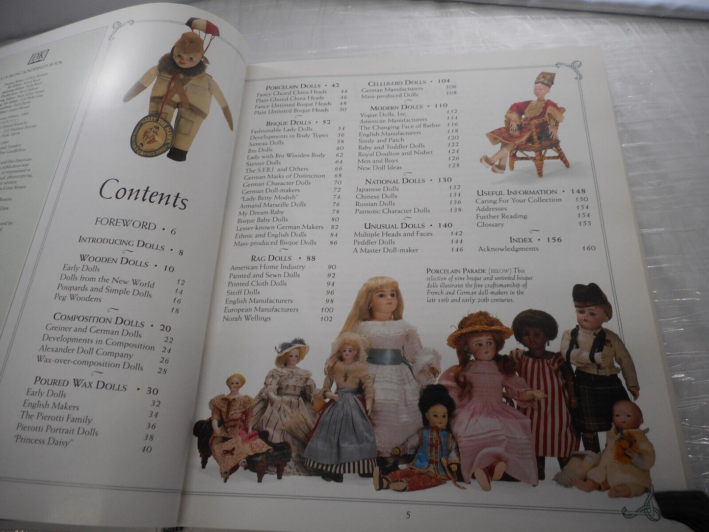 The Ultimate Doll Book by Caroline Goodfellow 1993 Hardcover History 1st PRINT