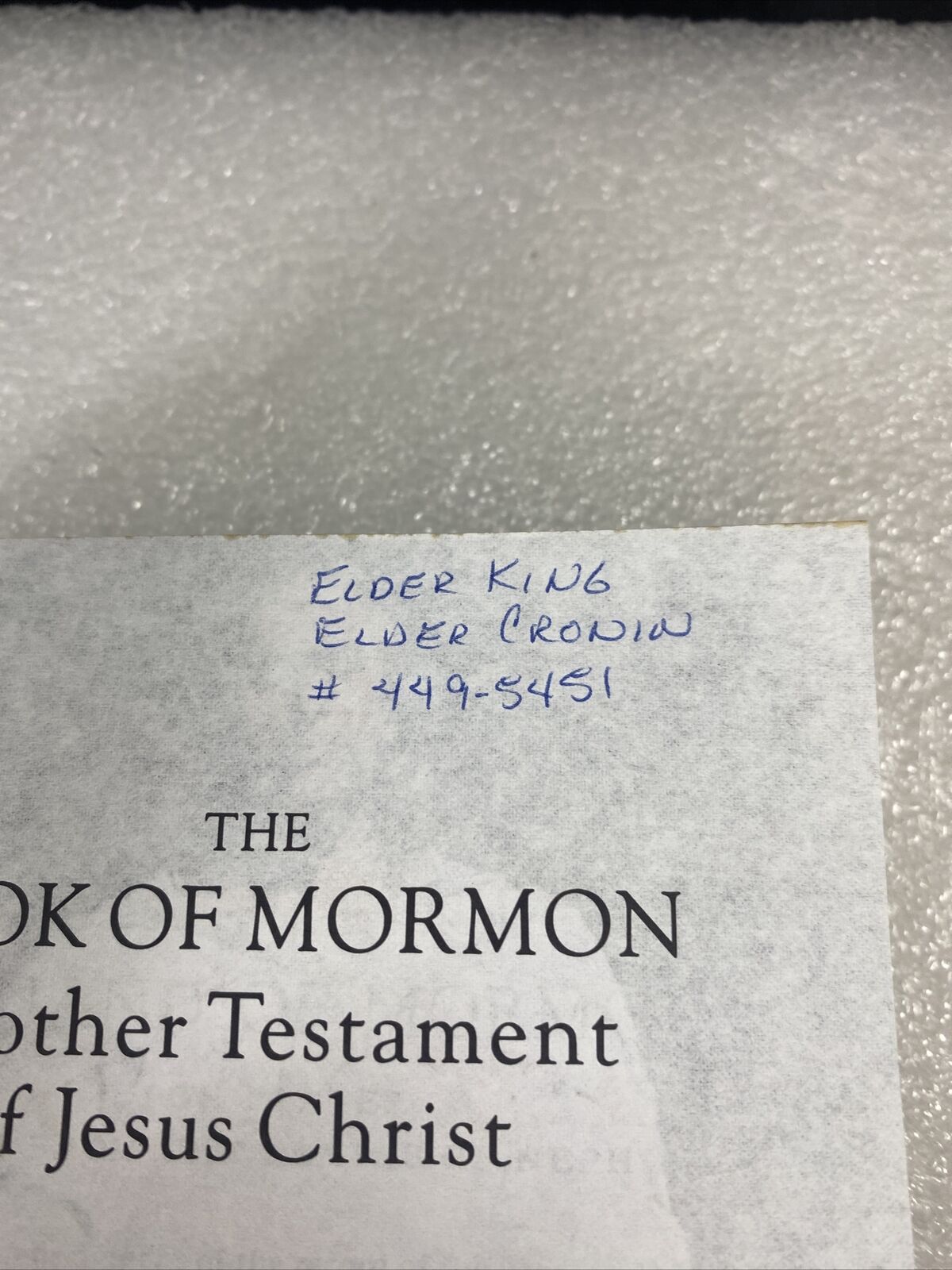 The Book of Mormon Another Testament of Jesus Christ 1989 Hardcover