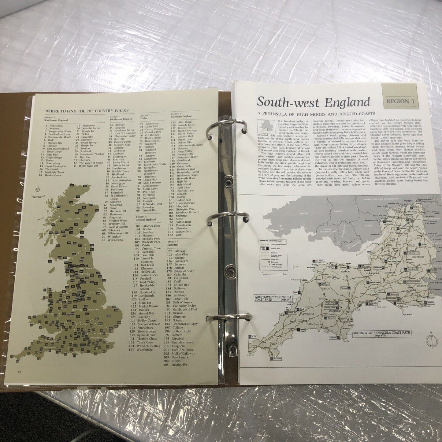 Concise Edition of No Through Road Book of Country Walks 1979 Binder