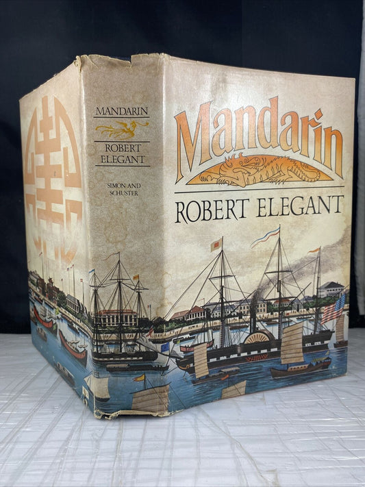 Mandarin Hardcover Robert S. Elegant Vintage Book Club Edition Good