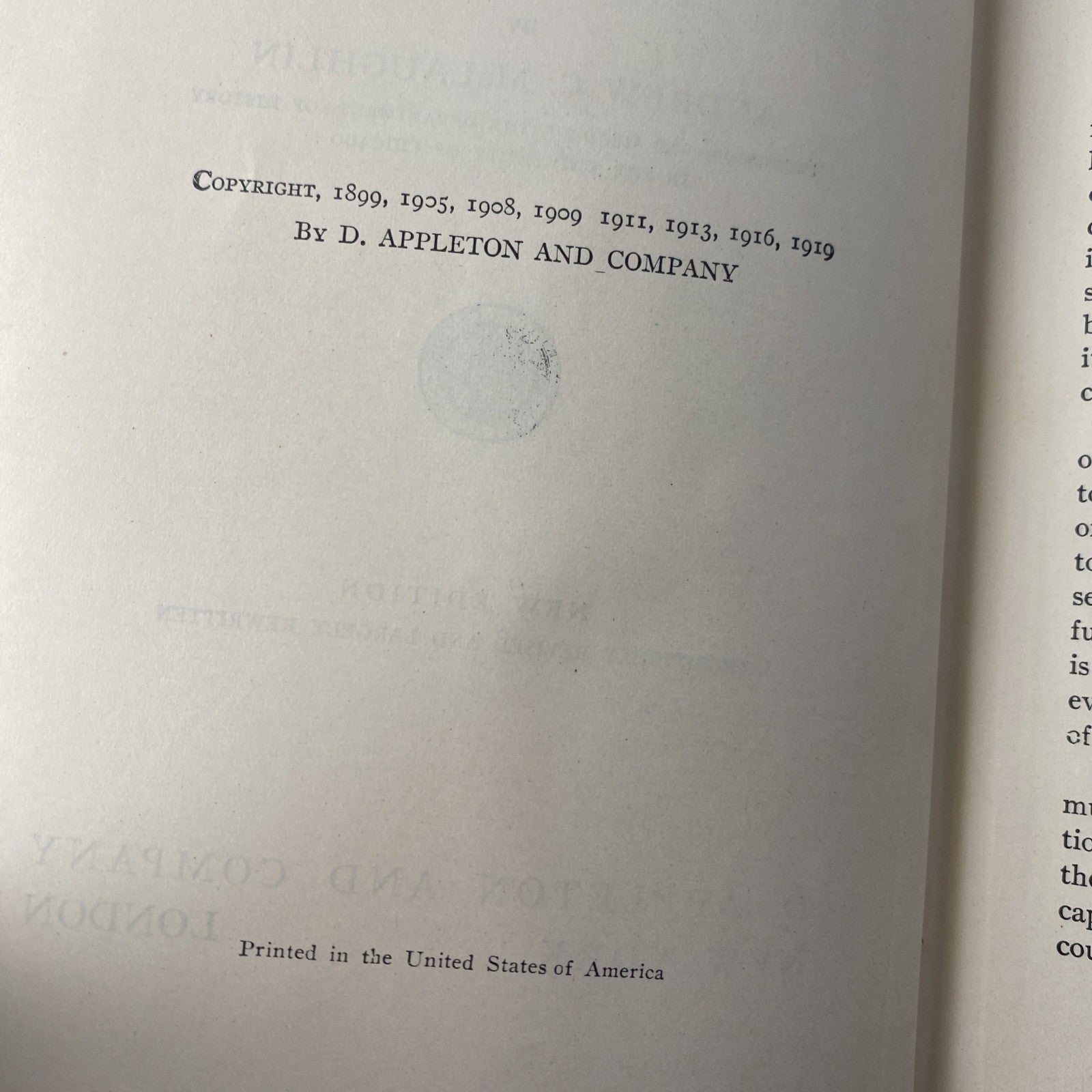 RARE 1919 A History of the American Nation by Andrew C. McLaughlin Nice Copy See