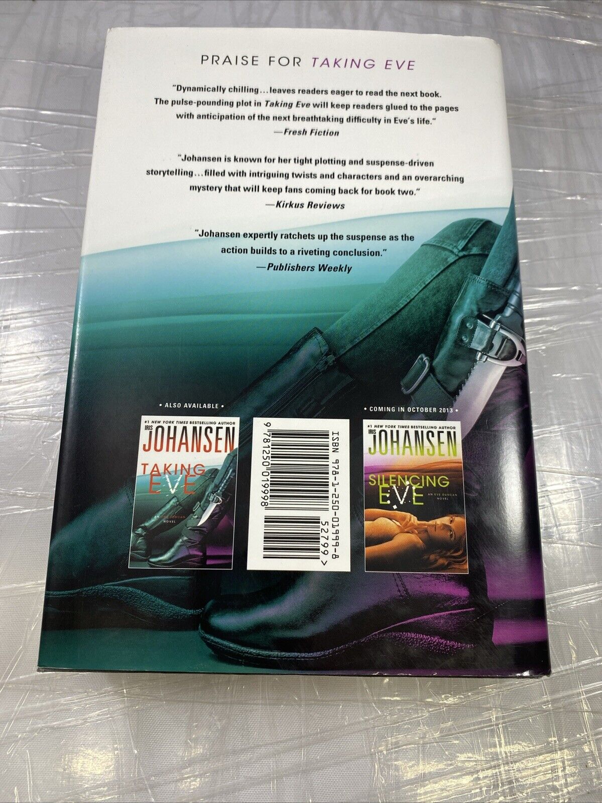 Hunting Eve: An Eve Duncan Novel Hardcover By Johansen Iris VERY GOOD 1st Print