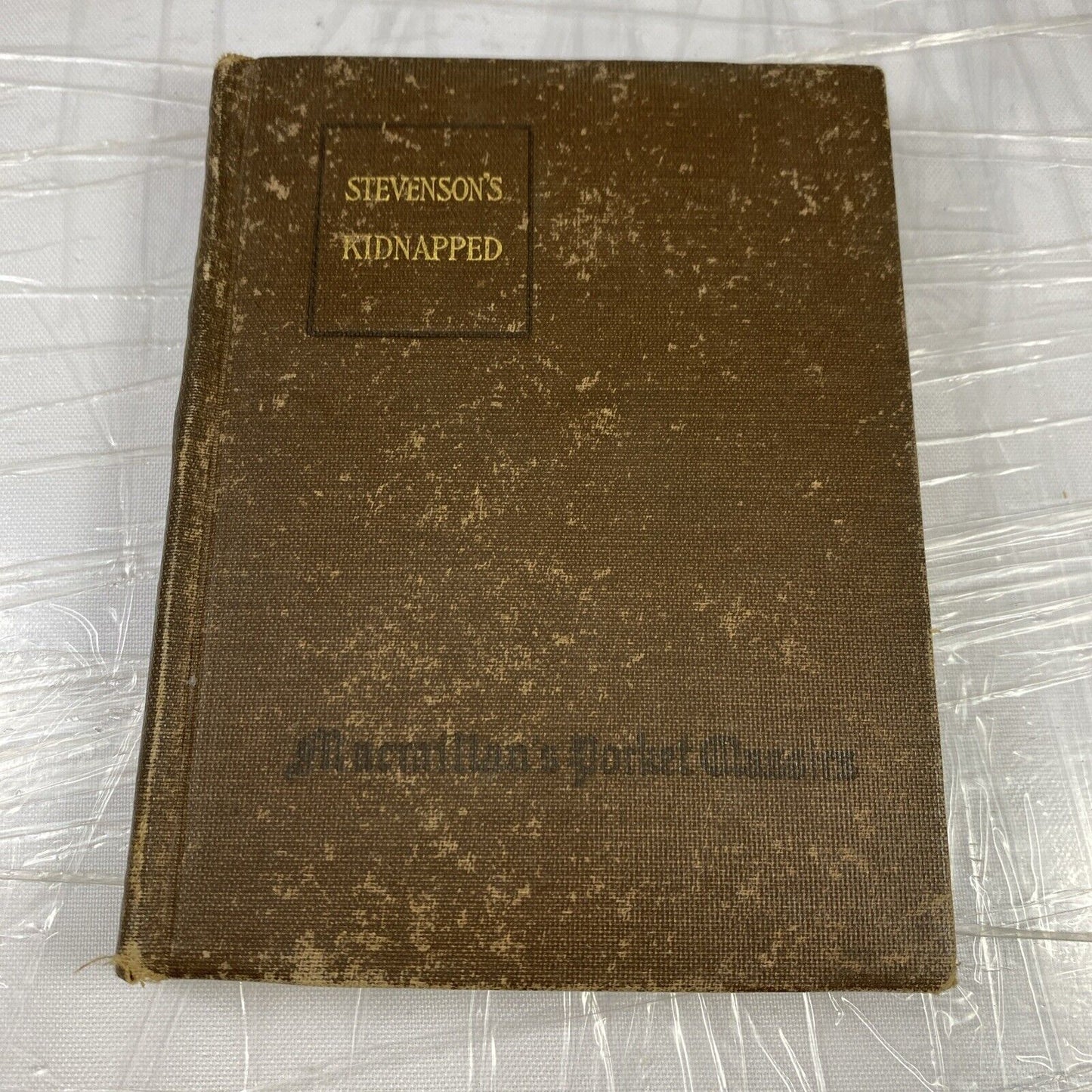 Stevenson's Kidnapped Hardcover MacMillan Pocket Classics 1900s Antique Literatu