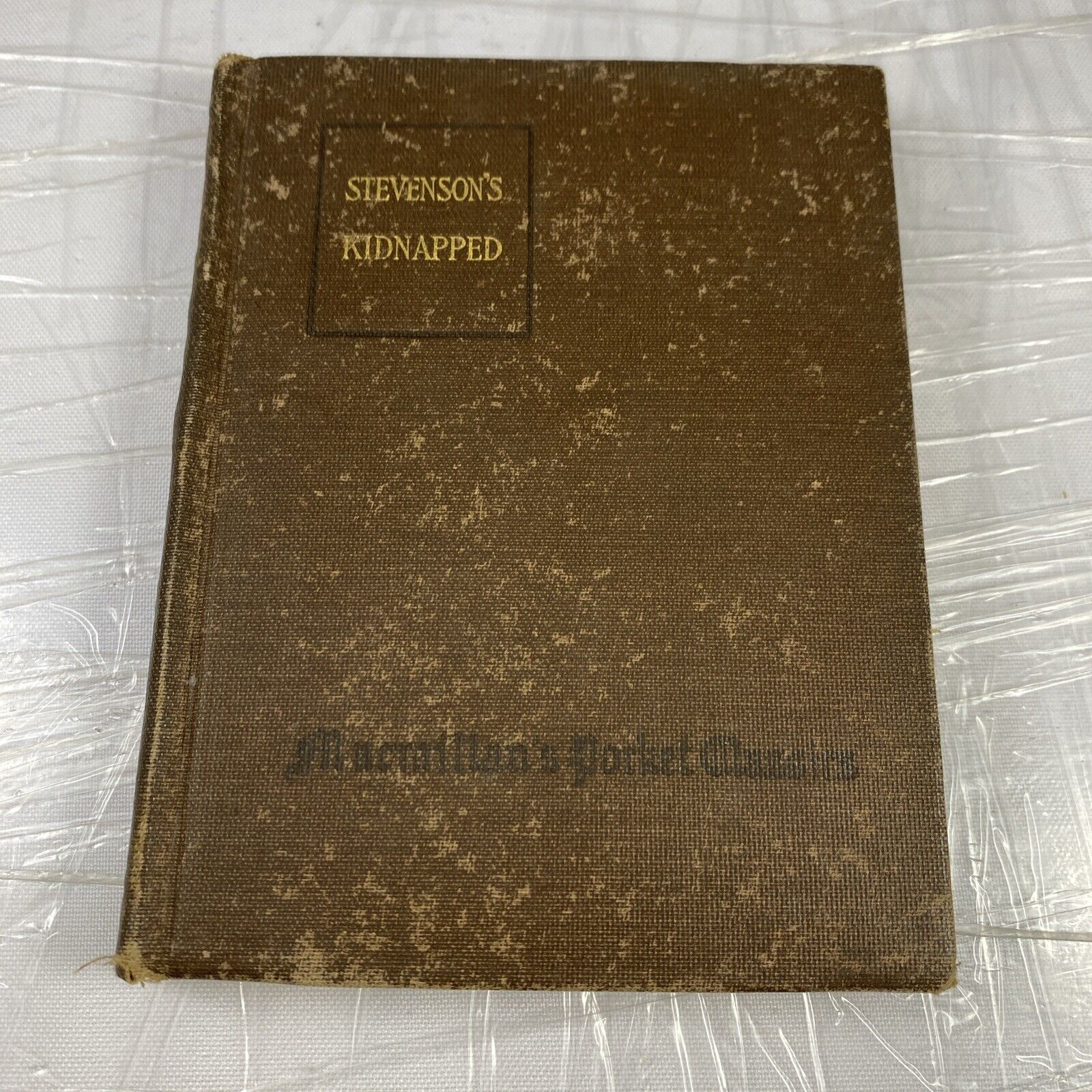 Stevenson's Kidnapped Hardcover MacMillan Pocket Classics 1900s Antique Literatu