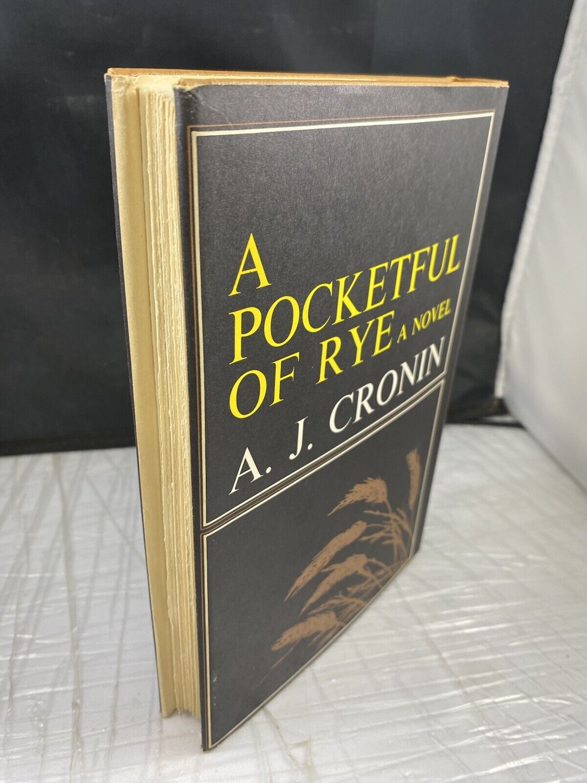 A Pocketful Of Rye A Novel By A j Cronin 1969 Vintage 60s Book Club Literature