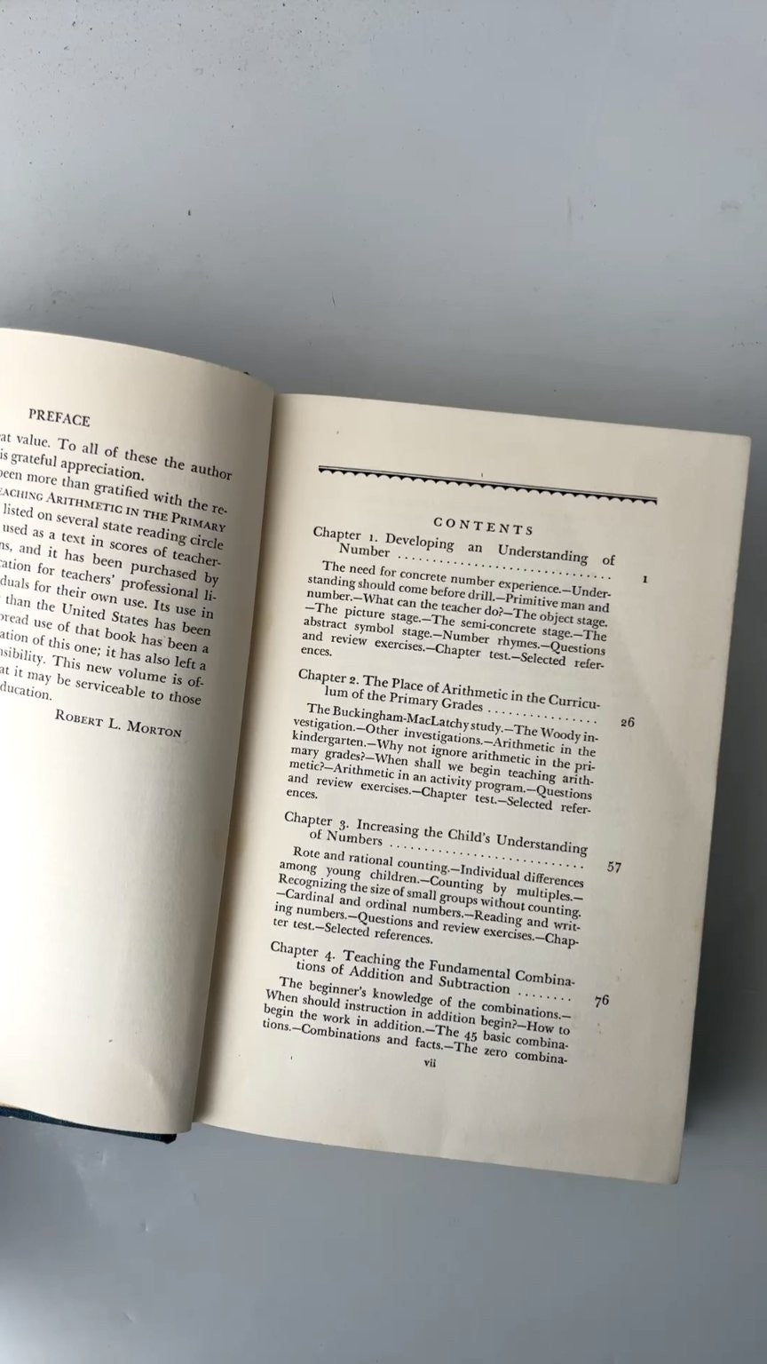 Teaching Arithmetic in the Elementary School Volume I Robert Lee Morton 1937