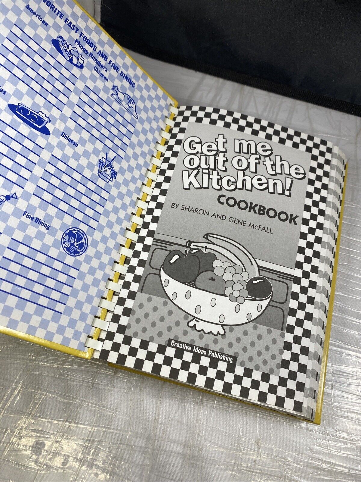 Get Me Out of the Kitchen Cookbook Spiral Sharon And Gene McFall Vintage Recipe