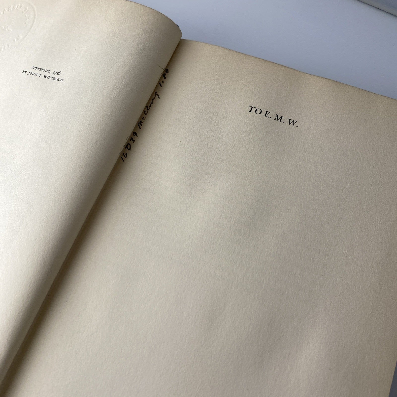 WINTERICH, JOHN TRACY (1891-1970) Twenty-Three Books and the Stories Behind Them
