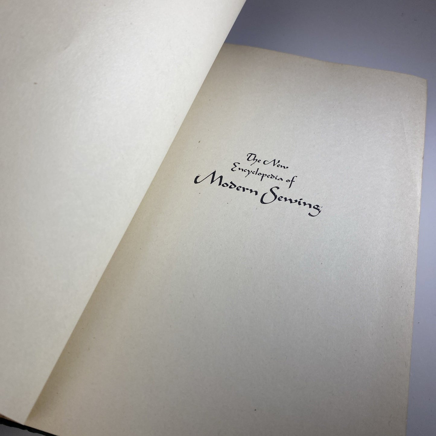The New Encyclopedia Of Modern Sewing by Frances Blondin 1946 Hardcover 