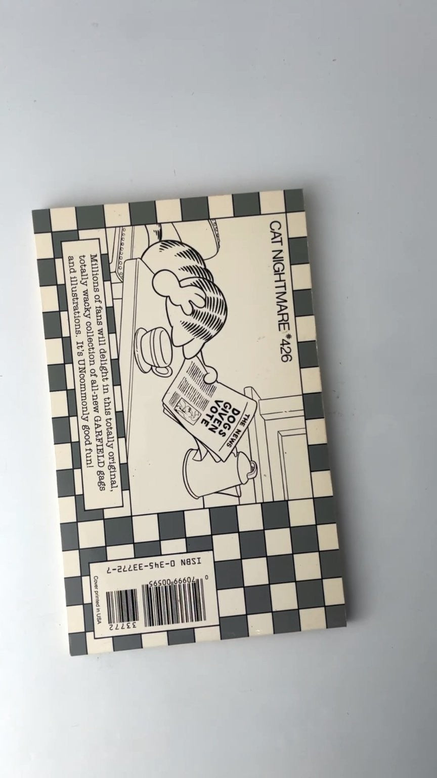 The Unabridged Uncensored Unbelievable Garfield by Jim Davis 1986 Illustrated