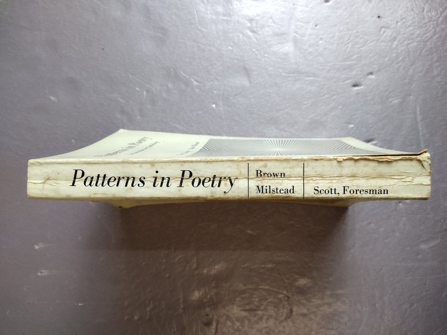 Patterns in Poetry Brown Milstead 1968 Introductory Anthology Literature Scott
