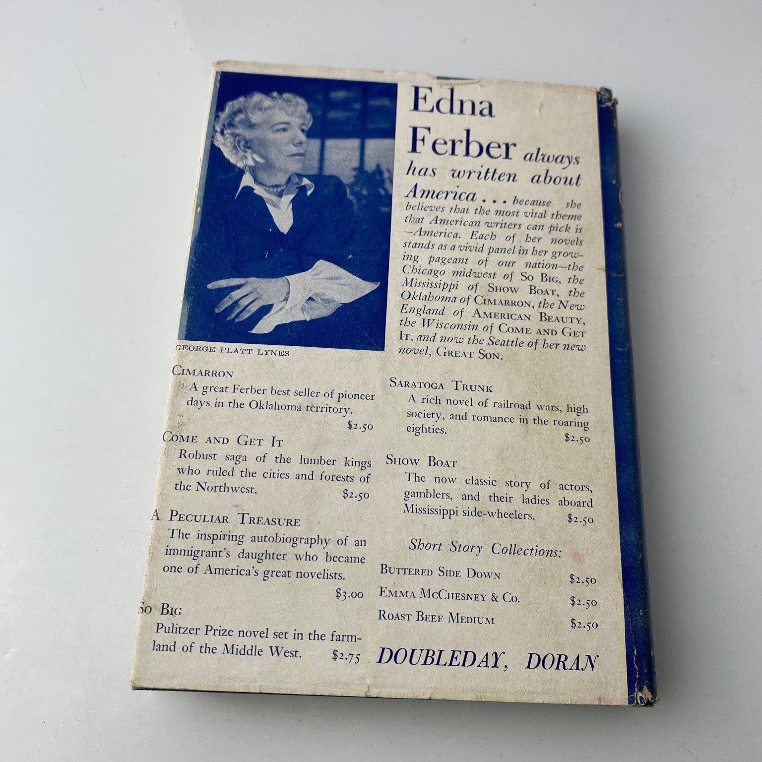 Great Son Edna Ferber 1945 First Edition Doubleday Doran Novel