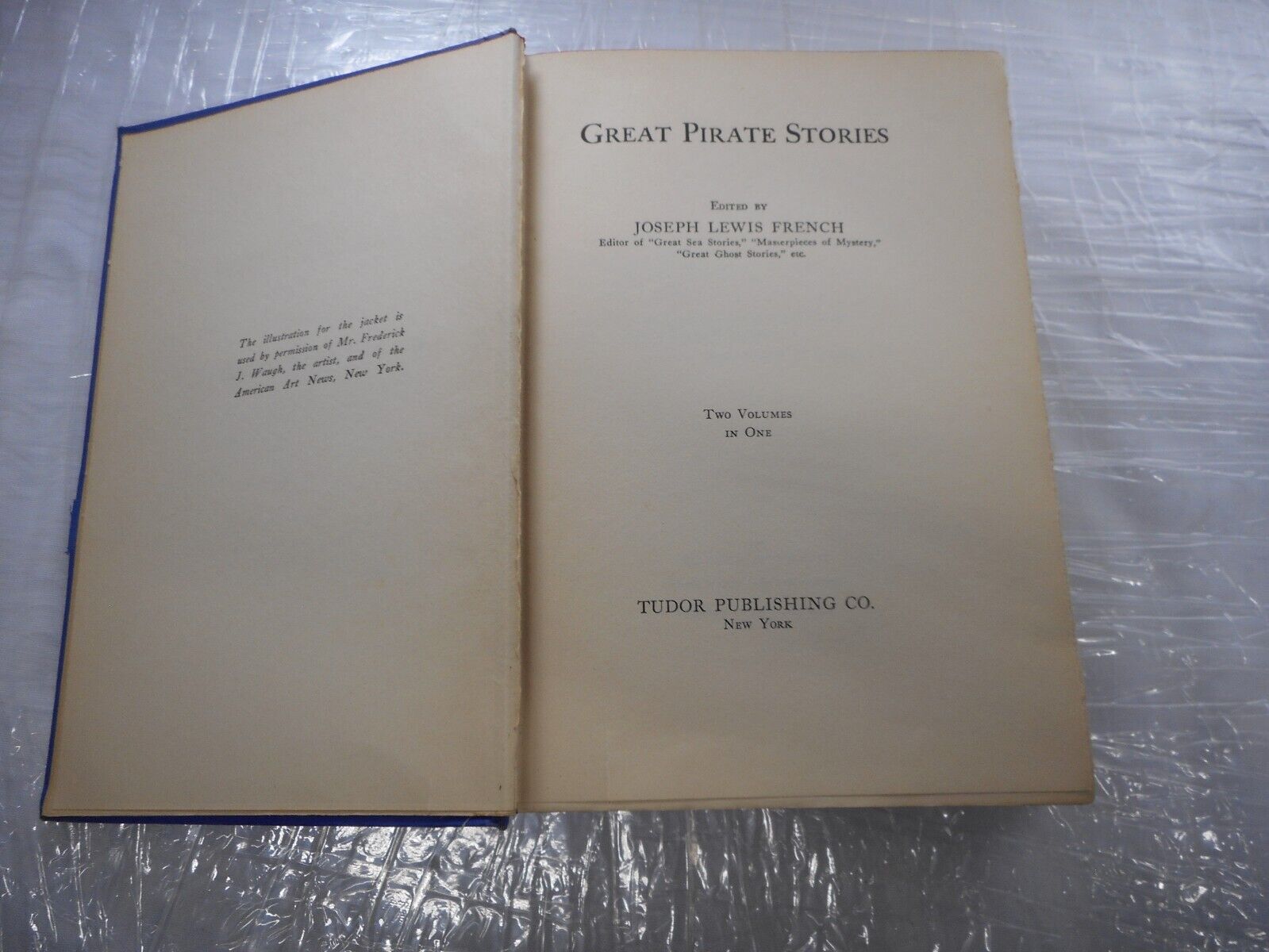 Great Pirate Stories edited by Joseph Lewis French 1922 HC Barbossa Story