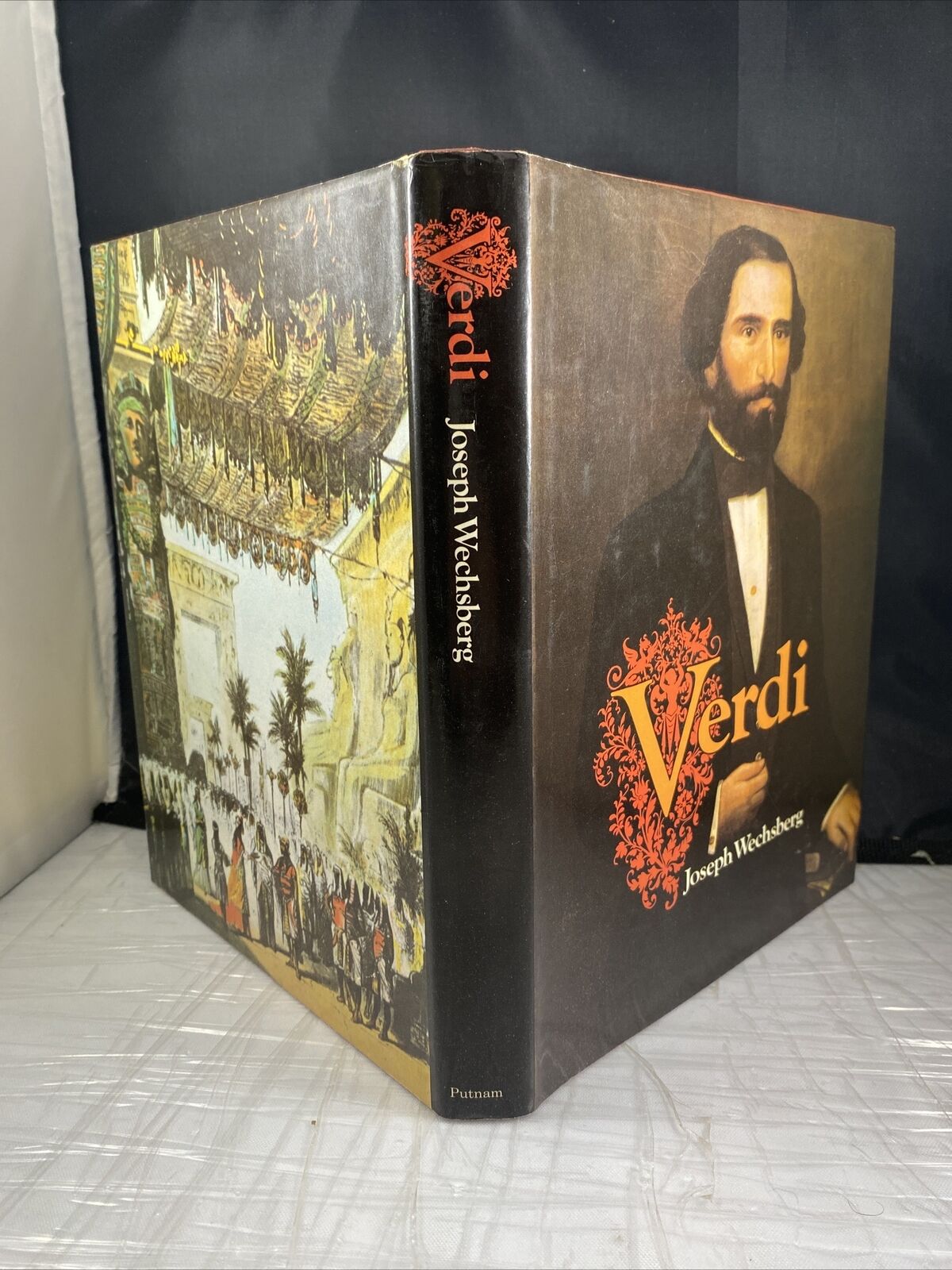 VERDI Joseph Wechsberg 1974 HC DJ First Edition Historical Italian Composer