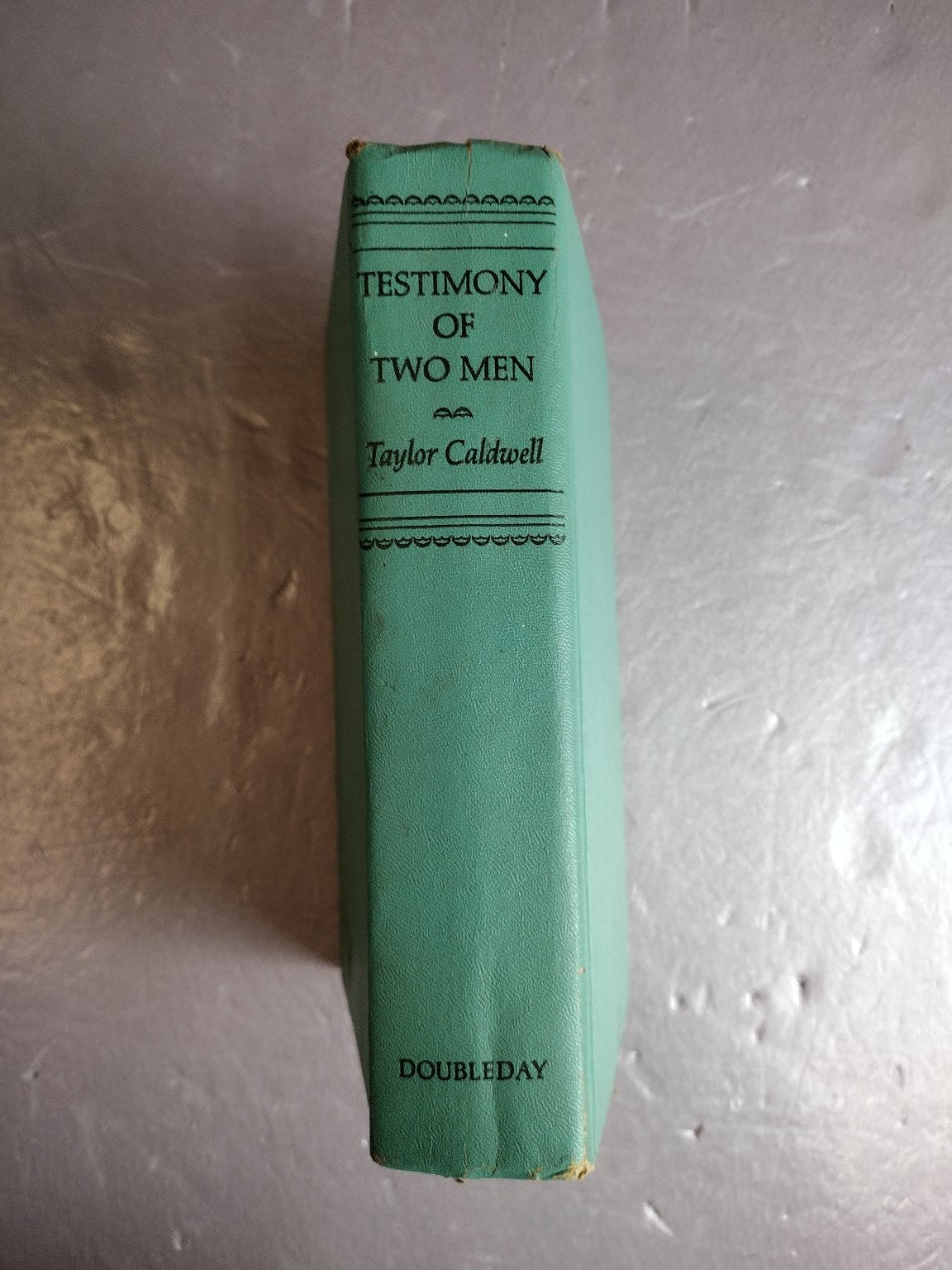 Testimony of Two Men Taylor Caldwell 1968 Hardcover Novel Doubleday