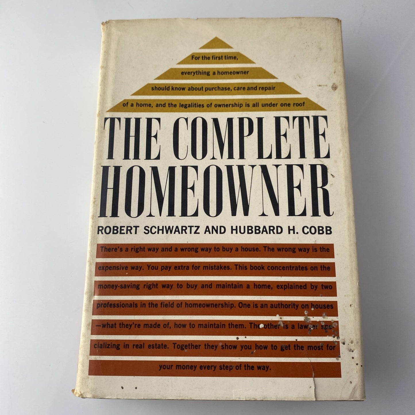 Vintage 60s House Manual Book Club The Complete Homeowner by Schwartz & Cobb,