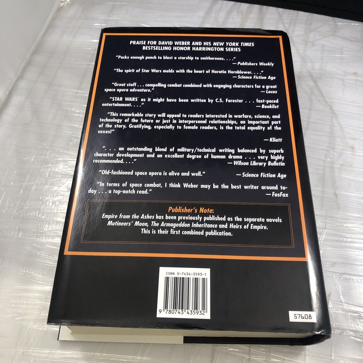 David Weber. Empire from the Ashes - First Printing 2003 - hardcover See Pic