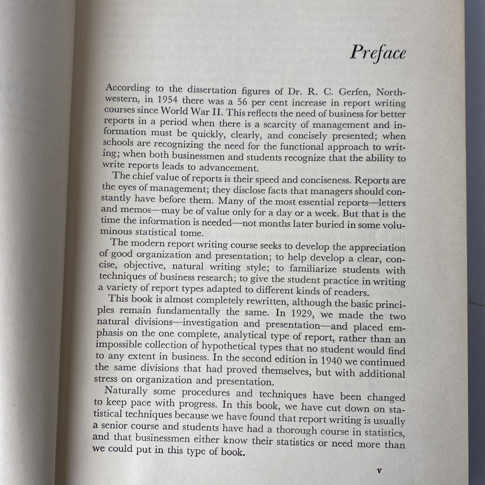 Rare Textbook Business Reports by Alta Gwinn Saunders & Chester Reed Anderson