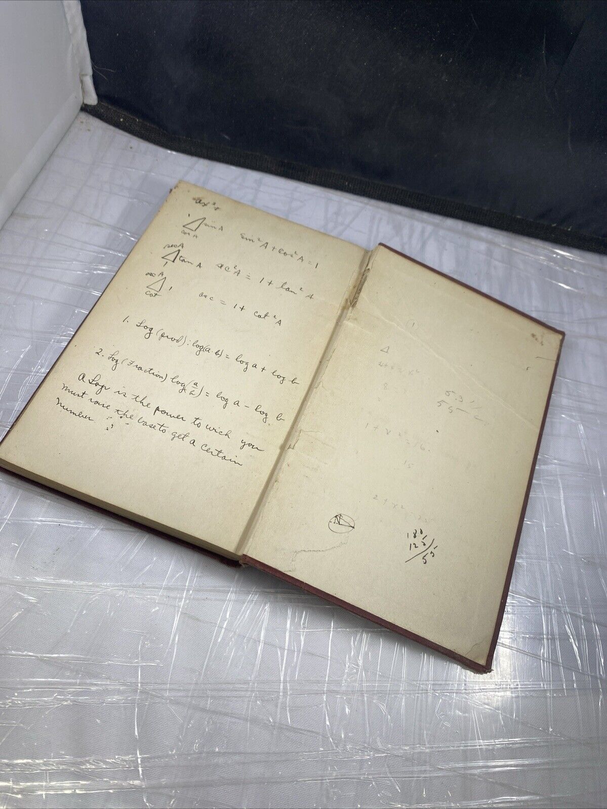 Elements Of Plane Trigonometry -Daniel Murray - 1912- Hardcover Antique Accptble