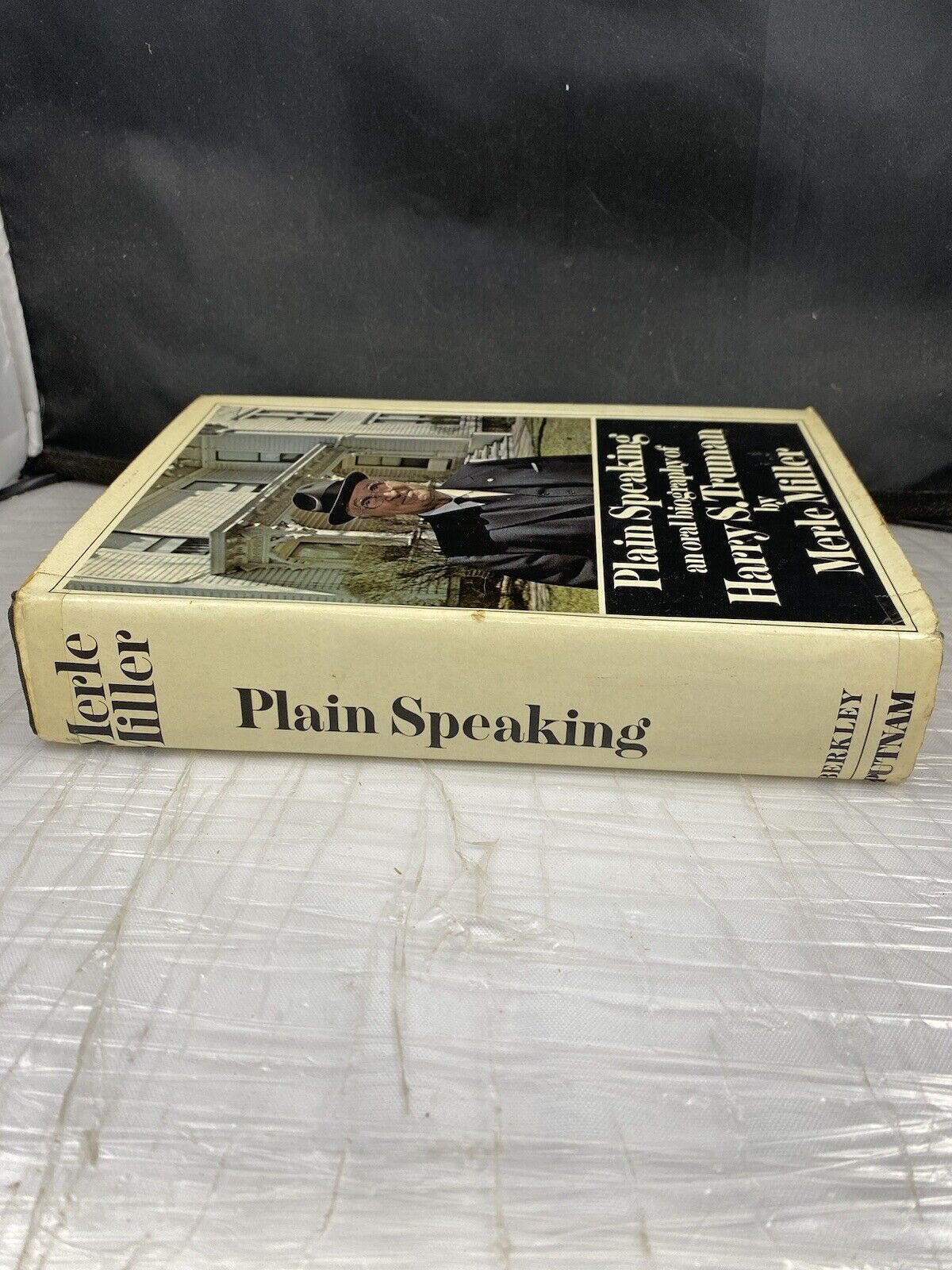 Plain Speaking Harry S. Truman by Merle Miller 1974 Vintage HC DJ Good 4th Impr