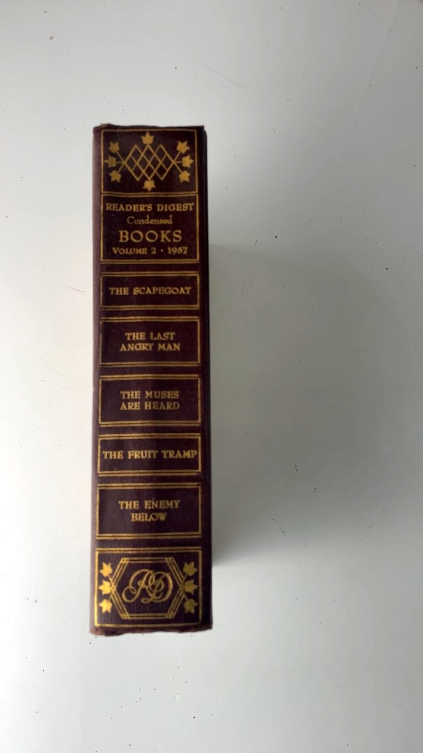 Reader's Digest Condensed Books Volume 2 1957 First Edition Compilation