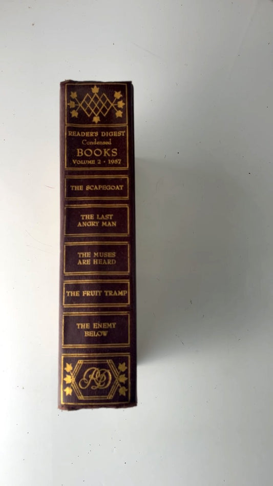 Reader's Digest Condensed Books Volume 2 1957 First Edition Compilation