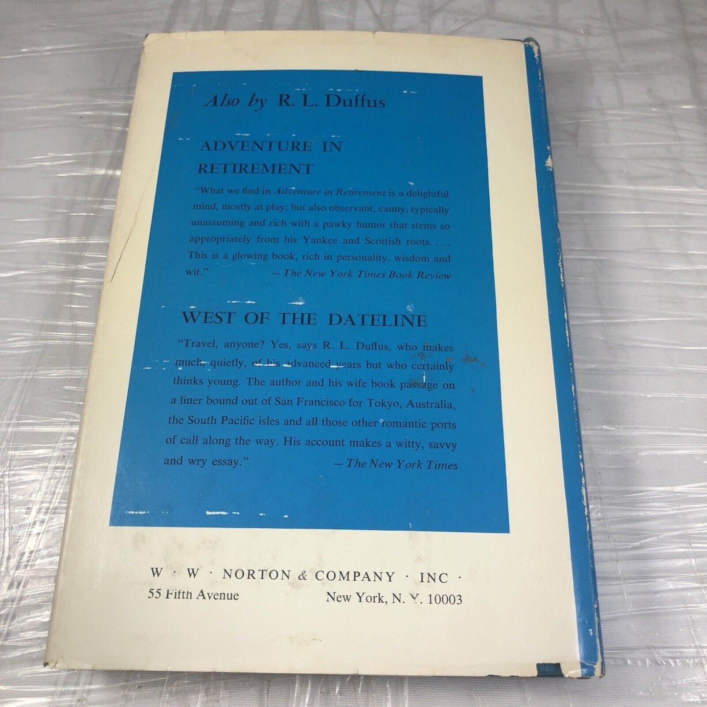 The polar route to time gone by by R. L. Duffus Hardcover Good Vintage Travel