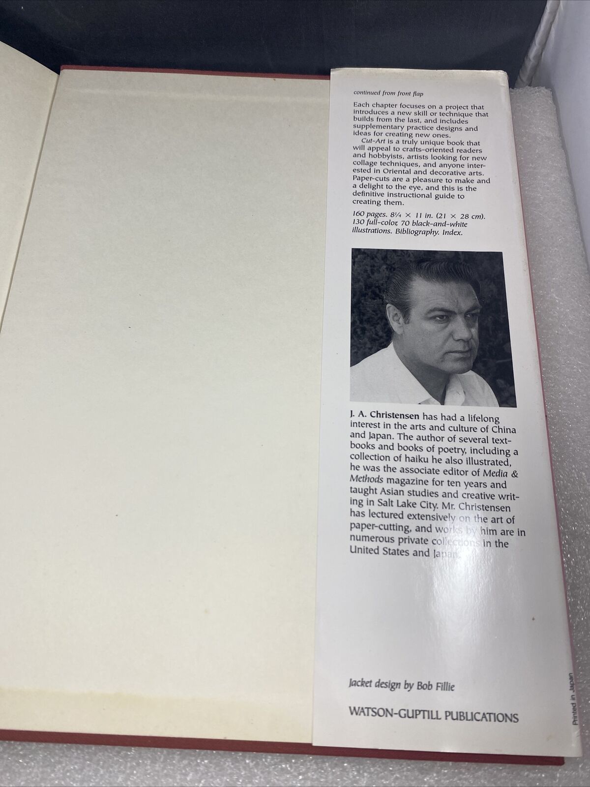 Cut-Art An Introduction to Chung-Hua and Kiri-E Christensen 1st Print Paper Art