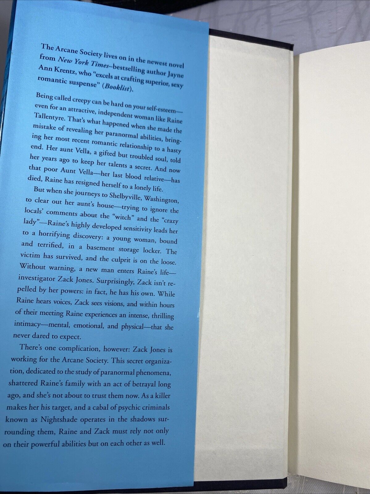 Sizzle and Burn Hardcover Jayne Ann Krentz VERY GOOD UNMARKED