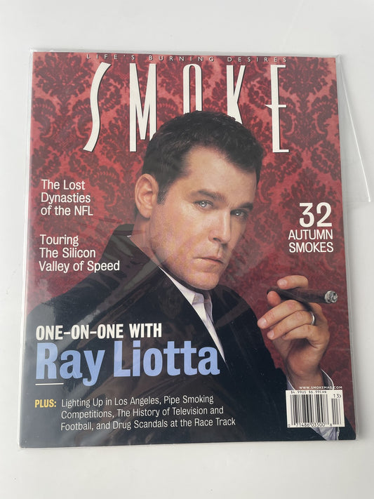 Vintage Smoke Magazine Fall 2001 Ray Liotta NFL Dynasties Valley of Speed Smokin