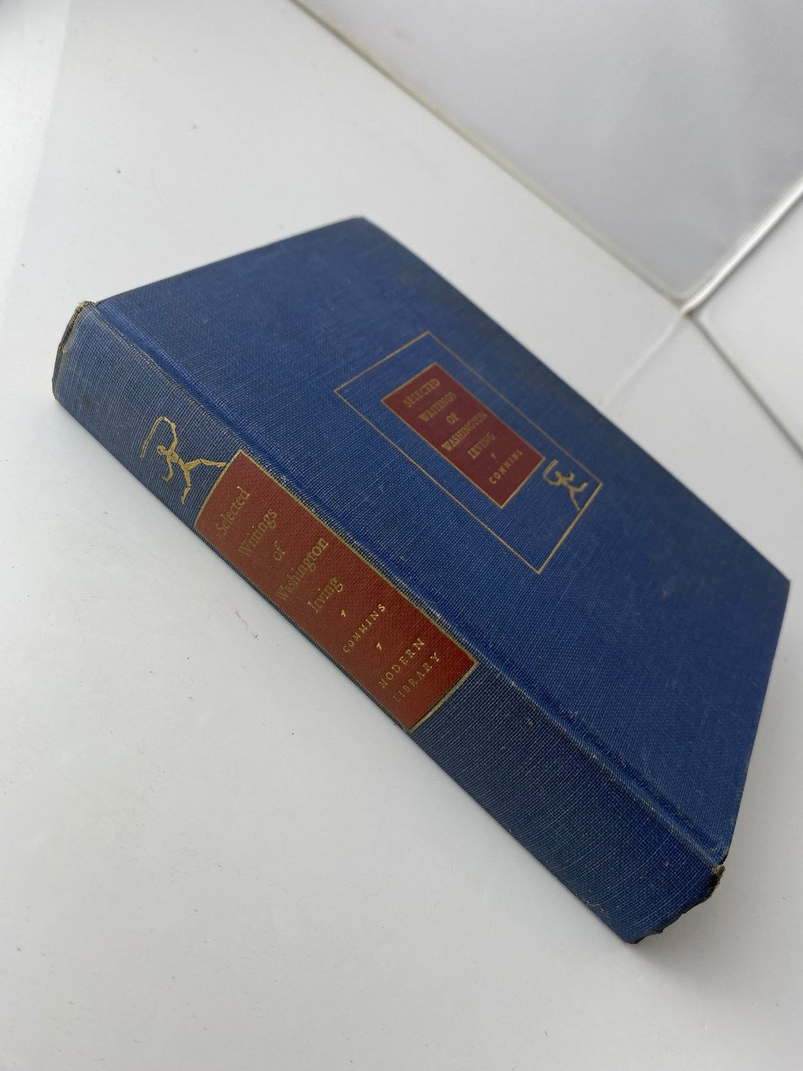 Selected Writings of Washington Irving Commins 1945 Modern Library Edition