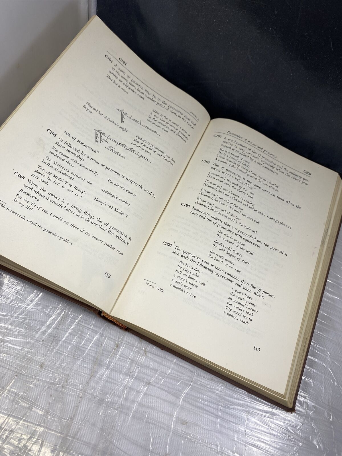 Writing Handbook - Michael Kammer (Hardcover) Vintage 50s English Textbook Clean