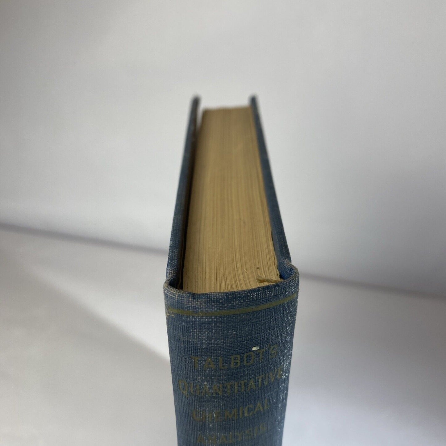 Talbot's Quantitative Chemical Analysis by Leicester F. Hamilton 1930s Textbook