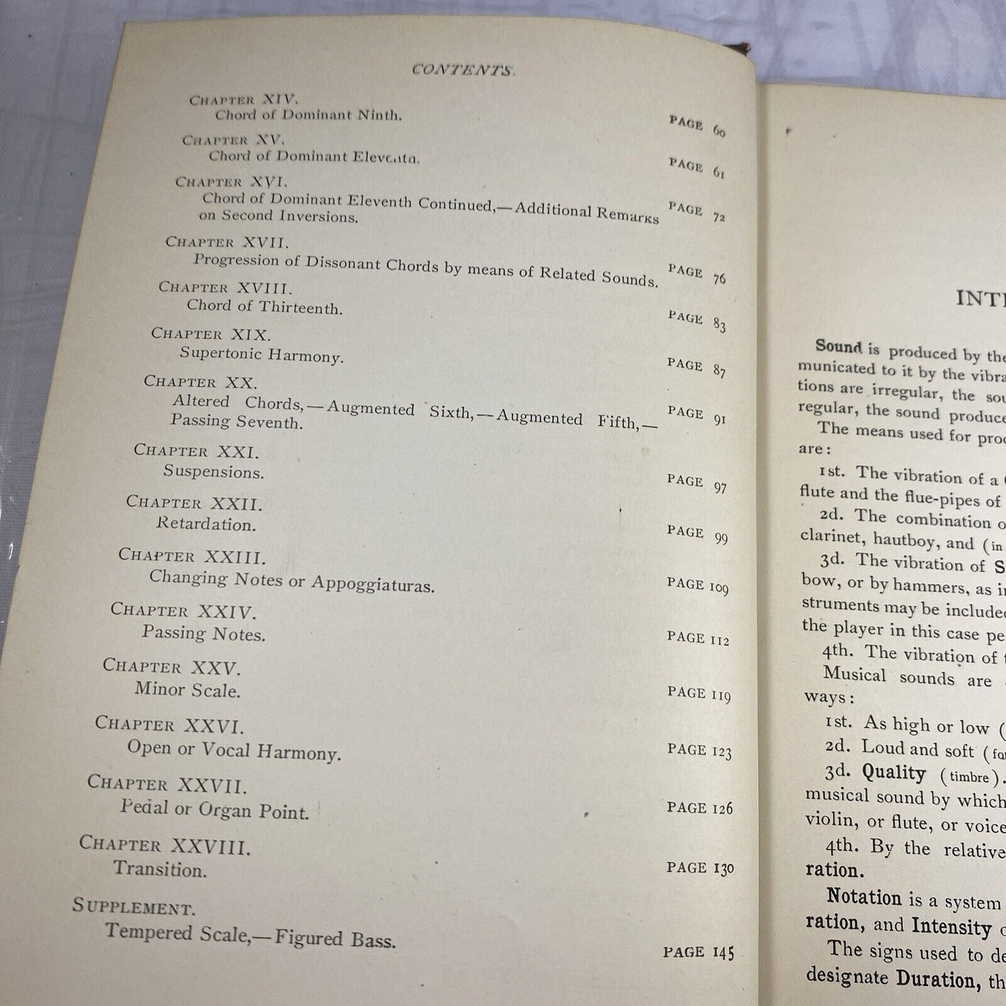 HARMONY A TEXT BOOK by H.A. Clarke 1898 Rare Antique Music Instruction & Theory