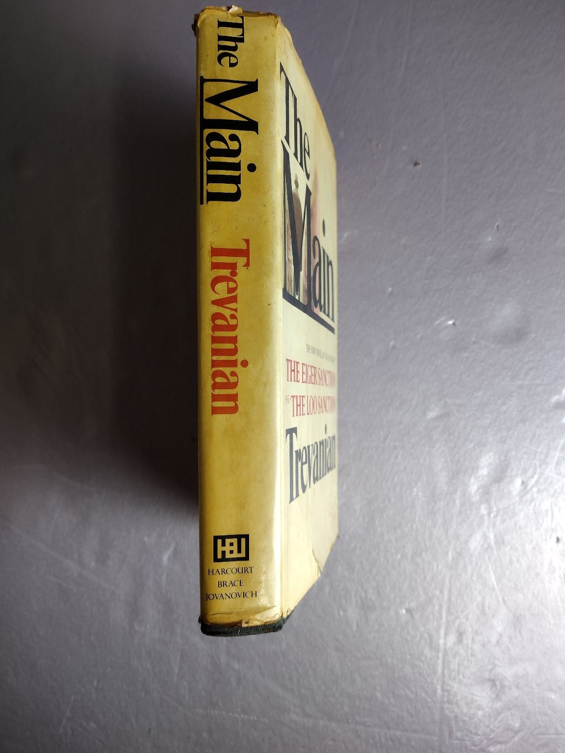 The Main Trevanian 1976 Thriller Suspense Novel Harcourt Brace Jovanovich