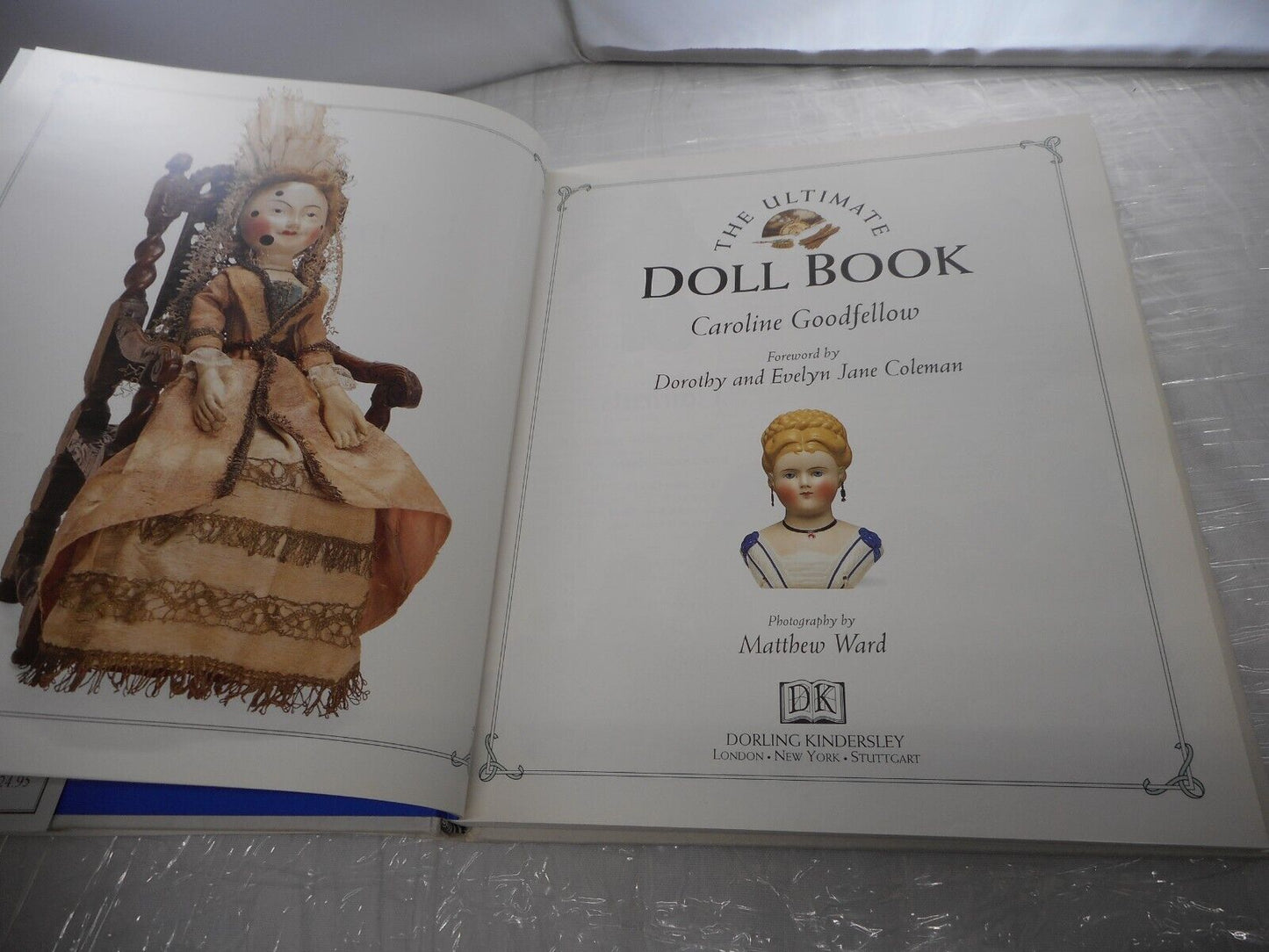 The Ultimate Doll Book by Caroline Goodfellow 1993 Hardcover History 1st PRINT