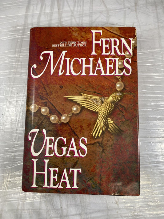 Vegas Heat Fern Michaels Vintage Romance Love Story Novel Hardcover Dust Jacket