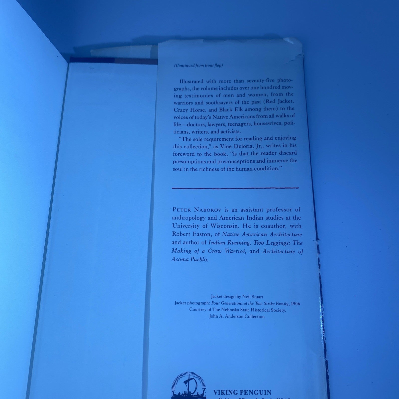 Native American Testimony  by Peter Nabokov Chronicle Of Indian-white Relations