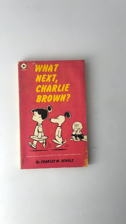 What Next Charlie Brown? by Charles M. Schulz Coronet 1974 Edition