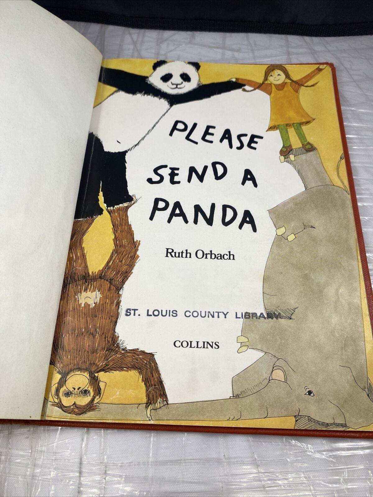 Please Send a Panda Vintage 70s Children’s Book China Panda Monkey Animals