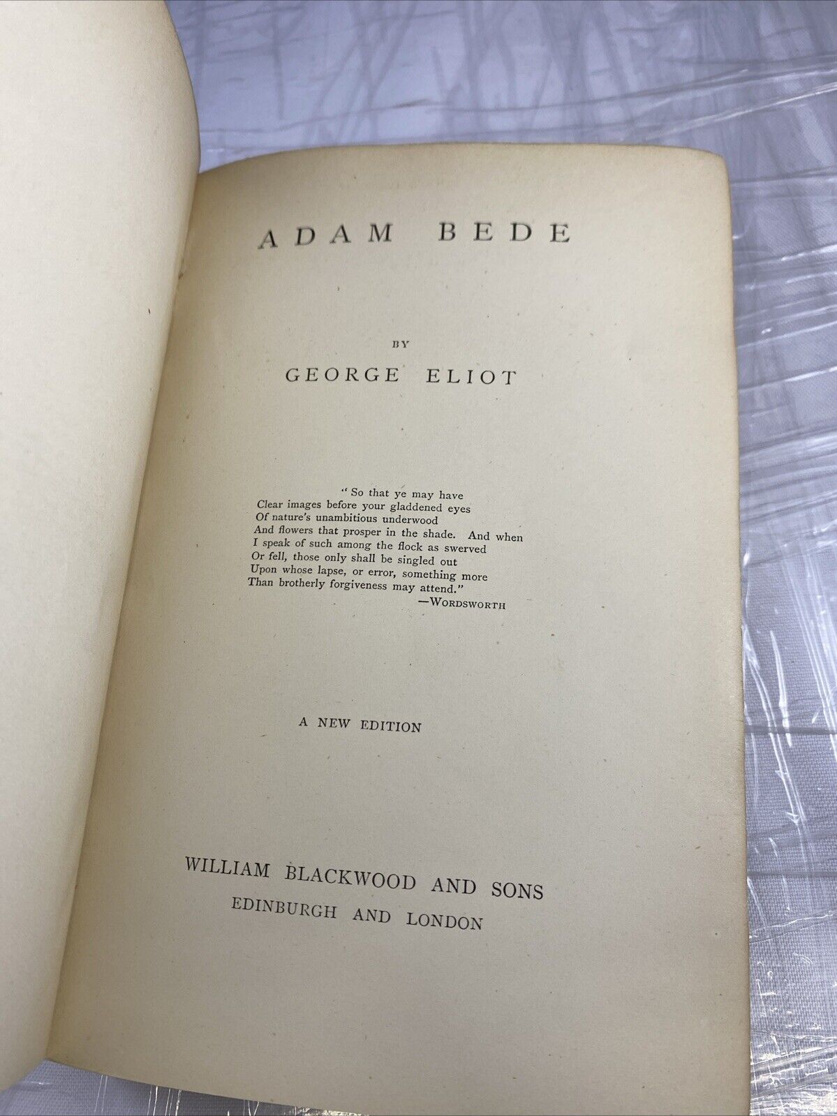 Adam Bede By George Elliot Hardback Antique Classic Literature