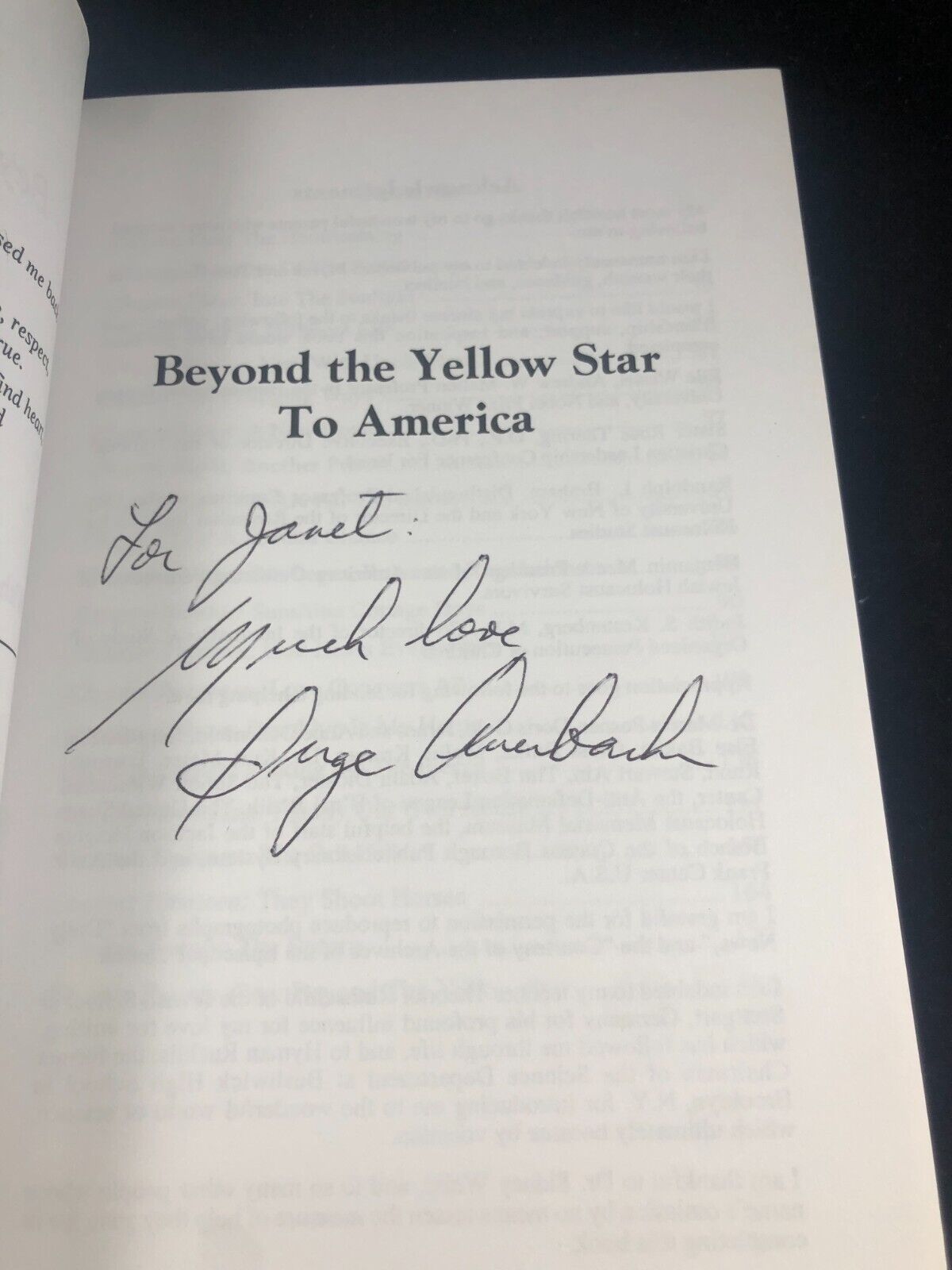 Beyond the Yellow Star to America (1995 Troll paperback ed.) by Inge Auerbacher